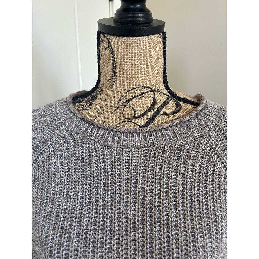 Ellen Tracey Crew Neck Knit Hi Low Hem Womens Sweater Size M - Picture 2 of 9
